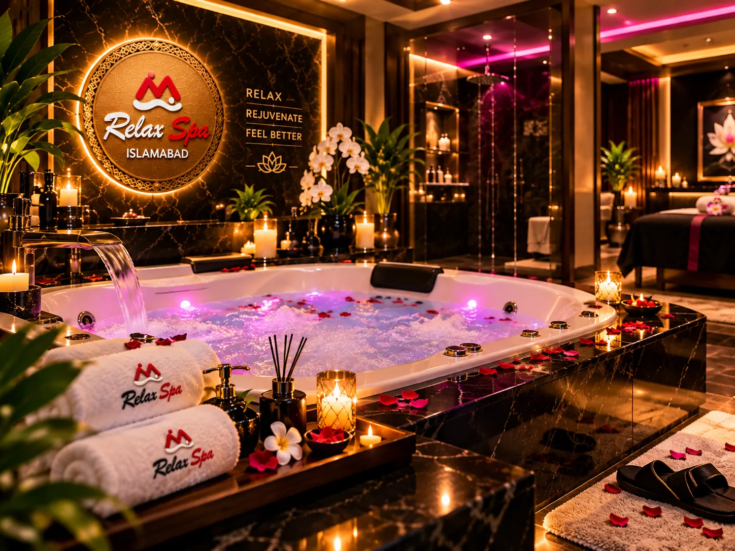 Hydrotherapy Jacuzzi Lounge